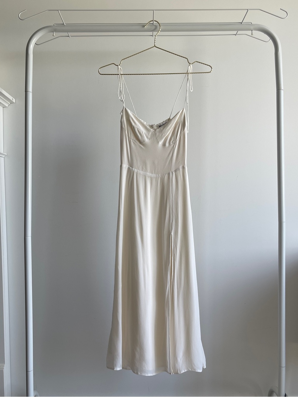 Reformation Juliette Dress in Ivory